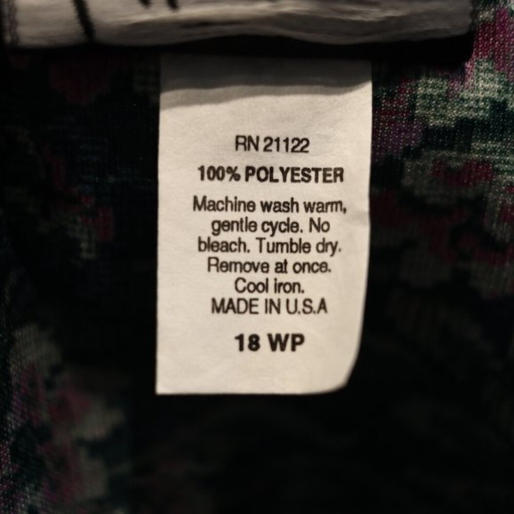 Whirlaway Frocks Vintage USA Layered Look Floral Blazer 18W - Picture 13 of 13